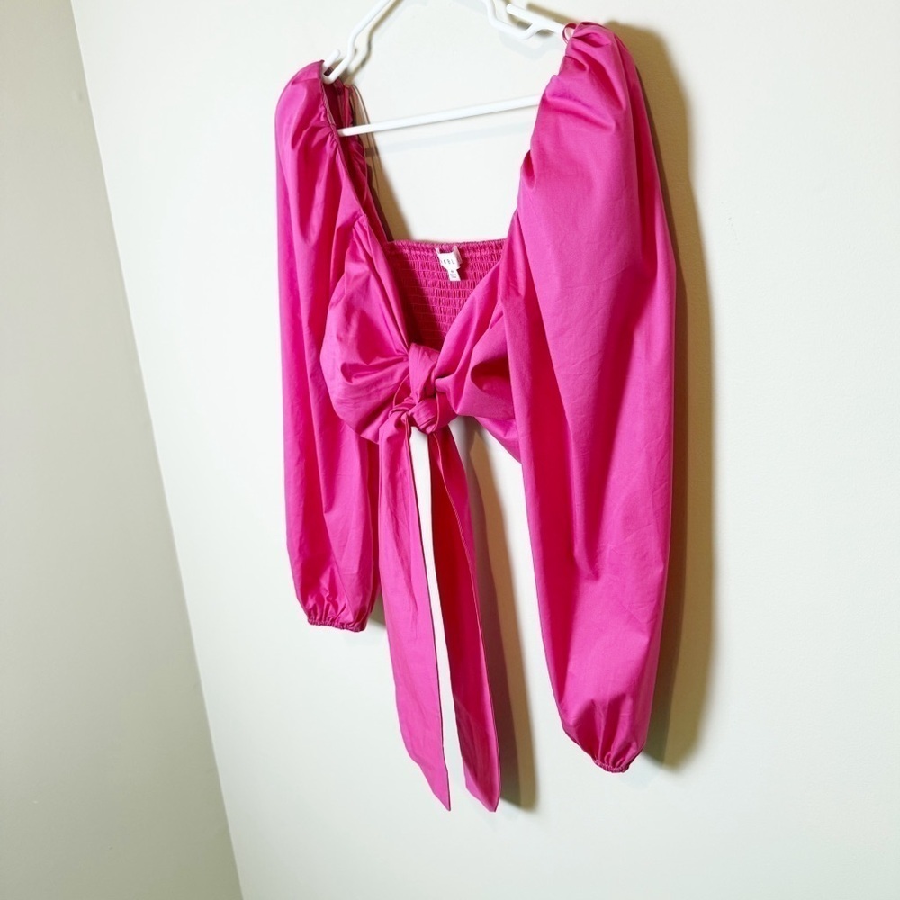 MABLE ANGEL FRONT RIBBON SELF TIE TOP M - Picture 9 of 15